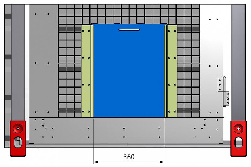 Container Türelement für Hundezwinger - Tierkäfig