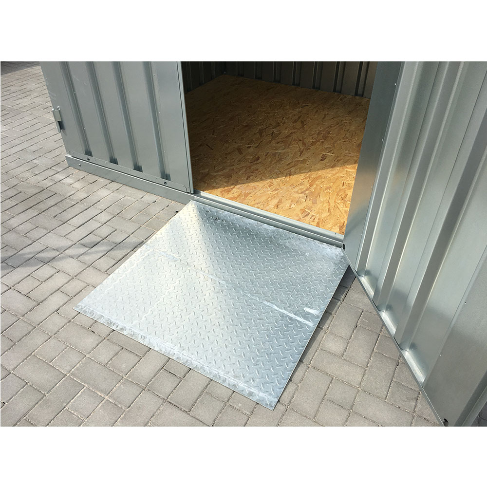 Materialcontainer Auffahrrampe - Hubwagen Rampe