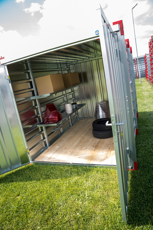 Container Regal mit intelligenter Klicktechnik - 2 Meter SET  (3xRegalböden)