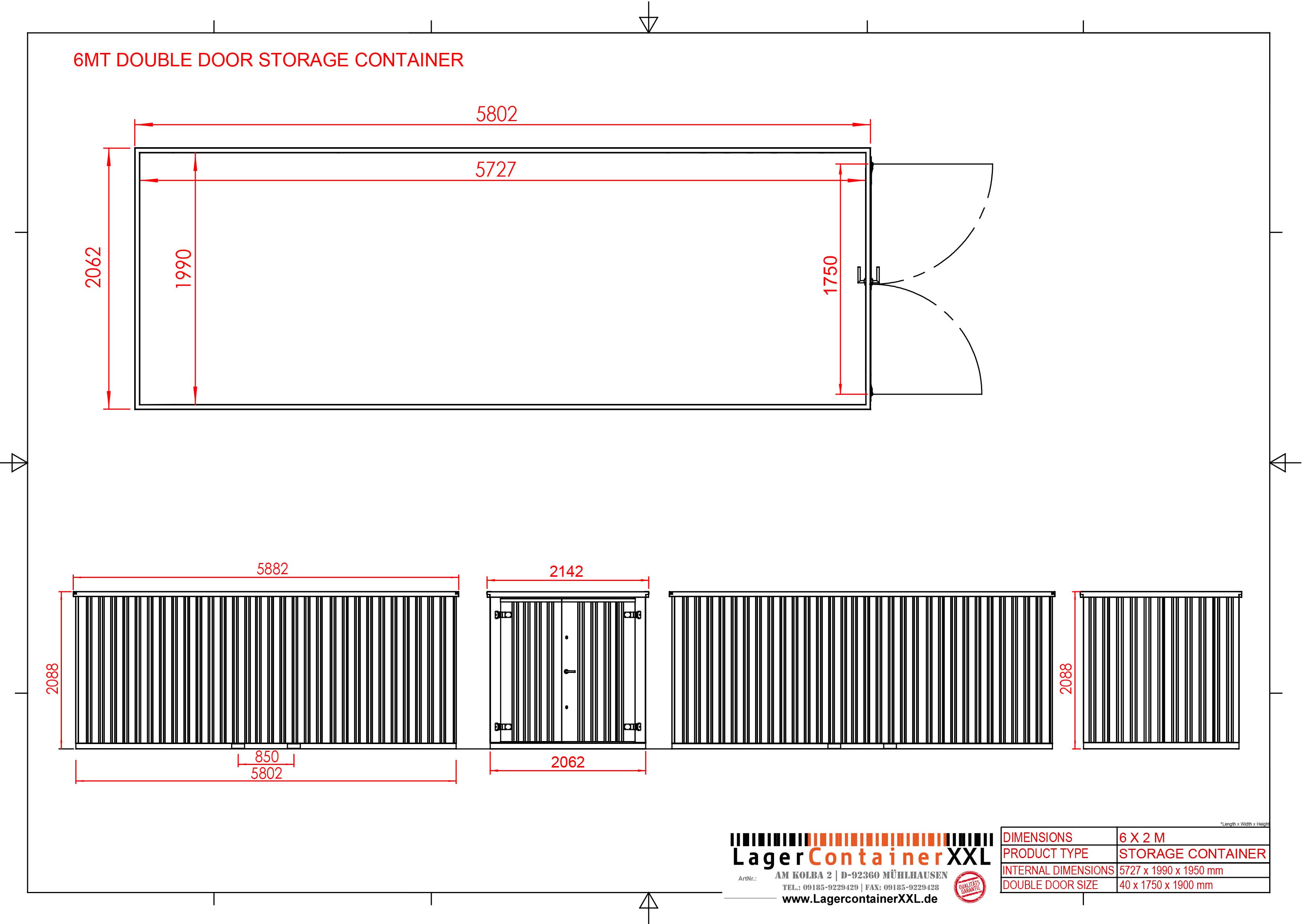 20Fuss-Container-Technische-Zeichnung