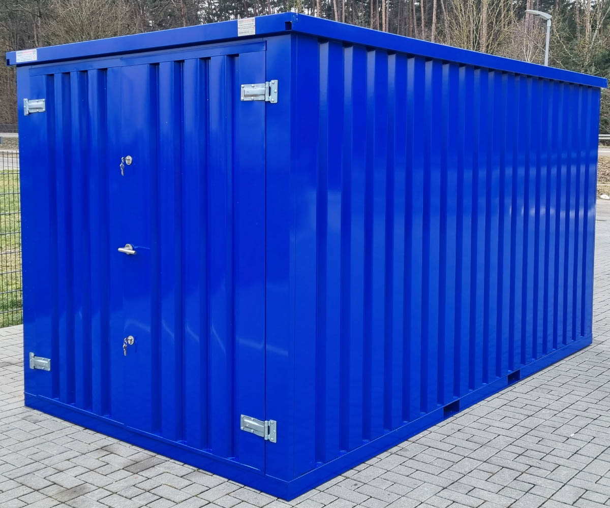Container-in-Ultramarinblau
