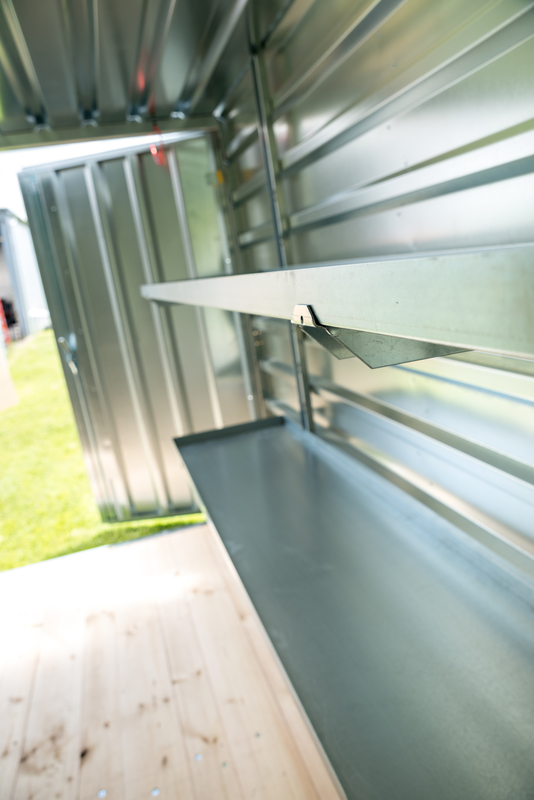 Container Regale 3 Meter mit einfachem Stecksystem - SET (3xRegalböden)
