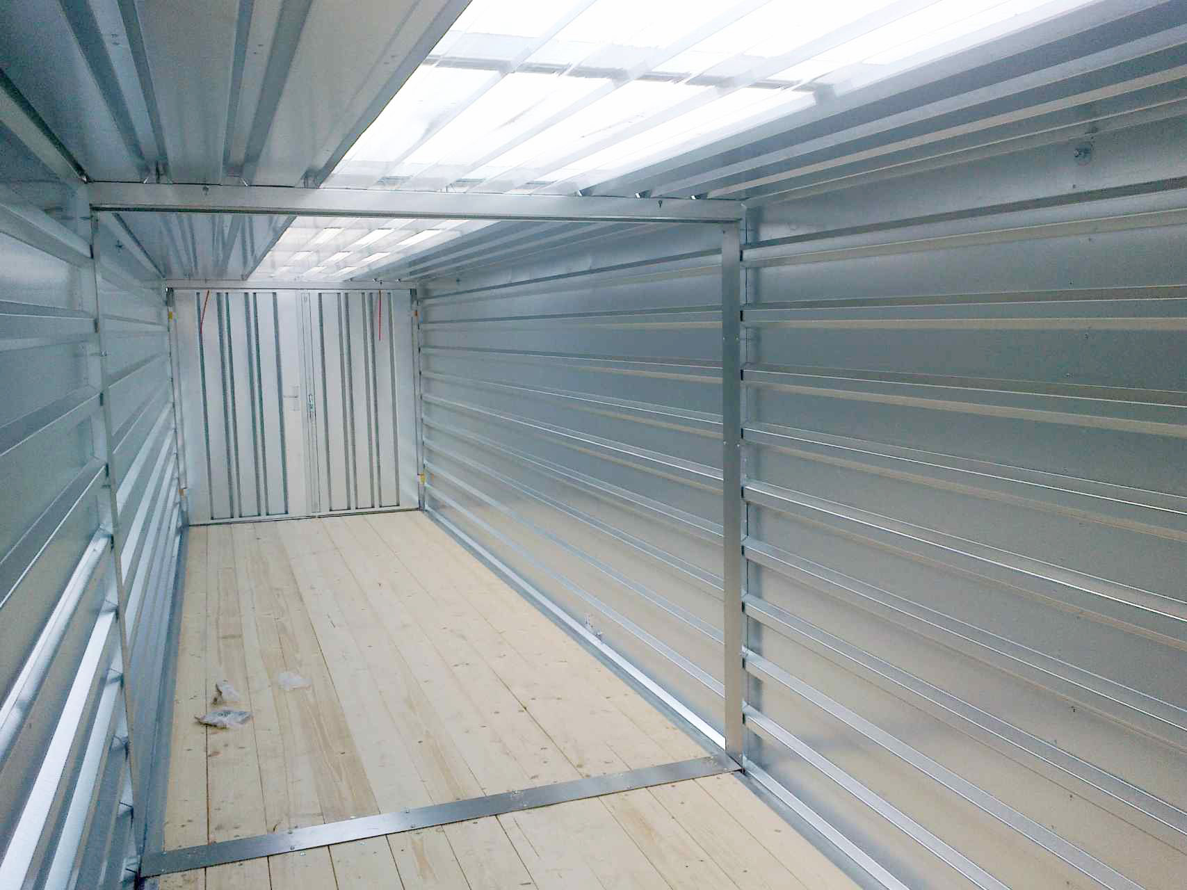 Lagercontainer Oberlicht Element inkl. Fertigstellung