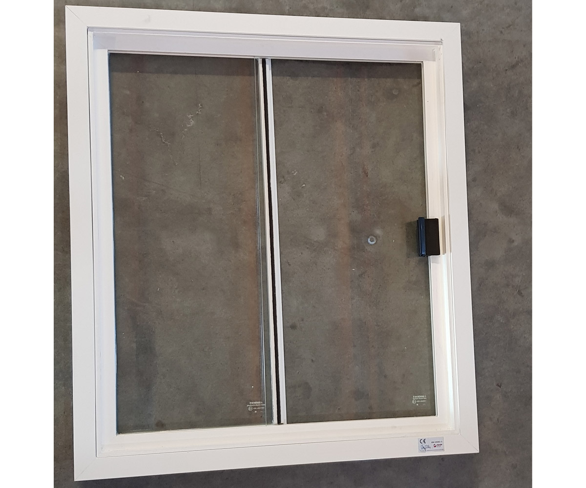 Container / Bauwagen Fenster mit Fensterläden  850 x 750 ohne Montage