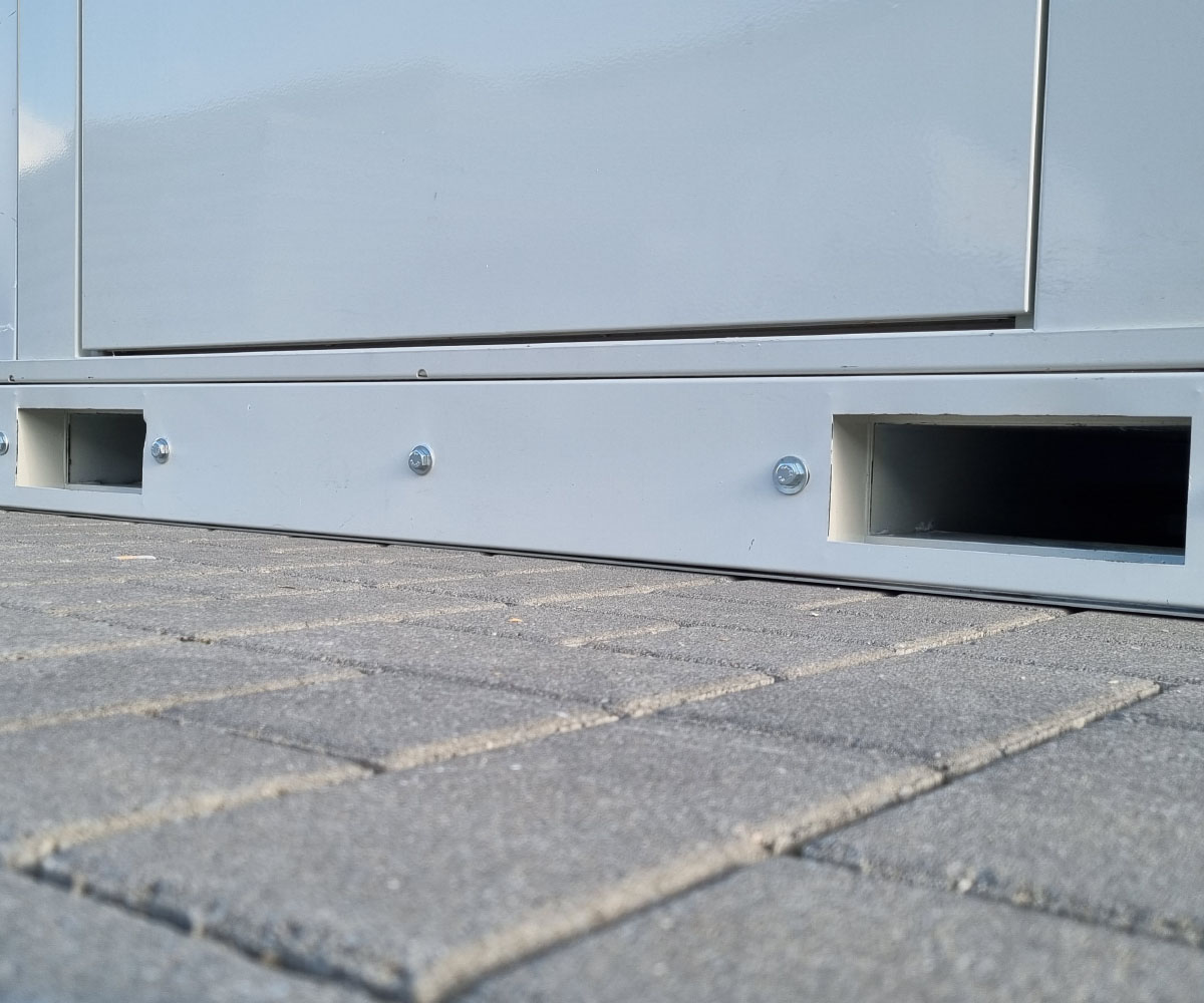 4m Bürocontainer staplerfähig