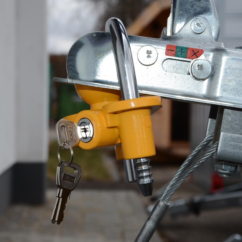 Anhängerschloss Diebstahlsicherung für Bauwagen und Anhänger