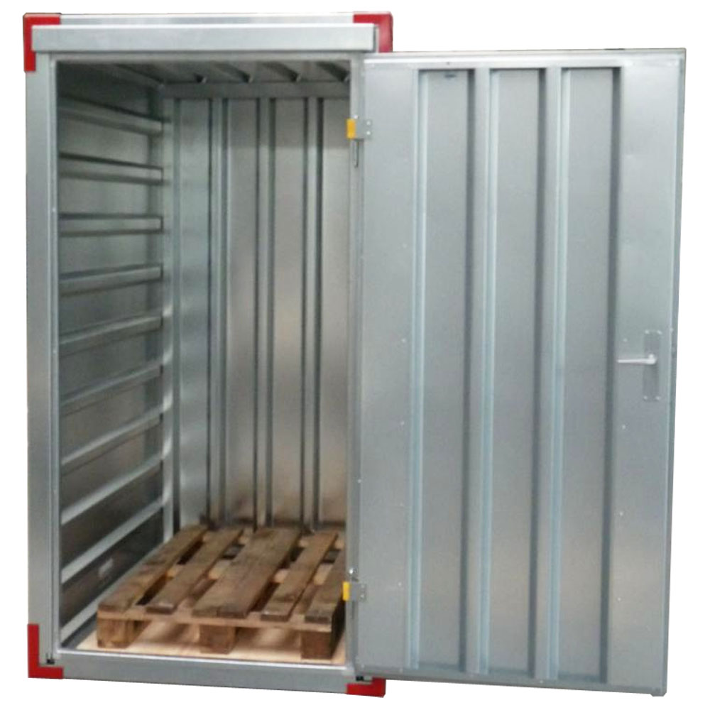 1,26 x 1,38m Lagercontainer - Sicherheitscontainer mit Einflügeltür