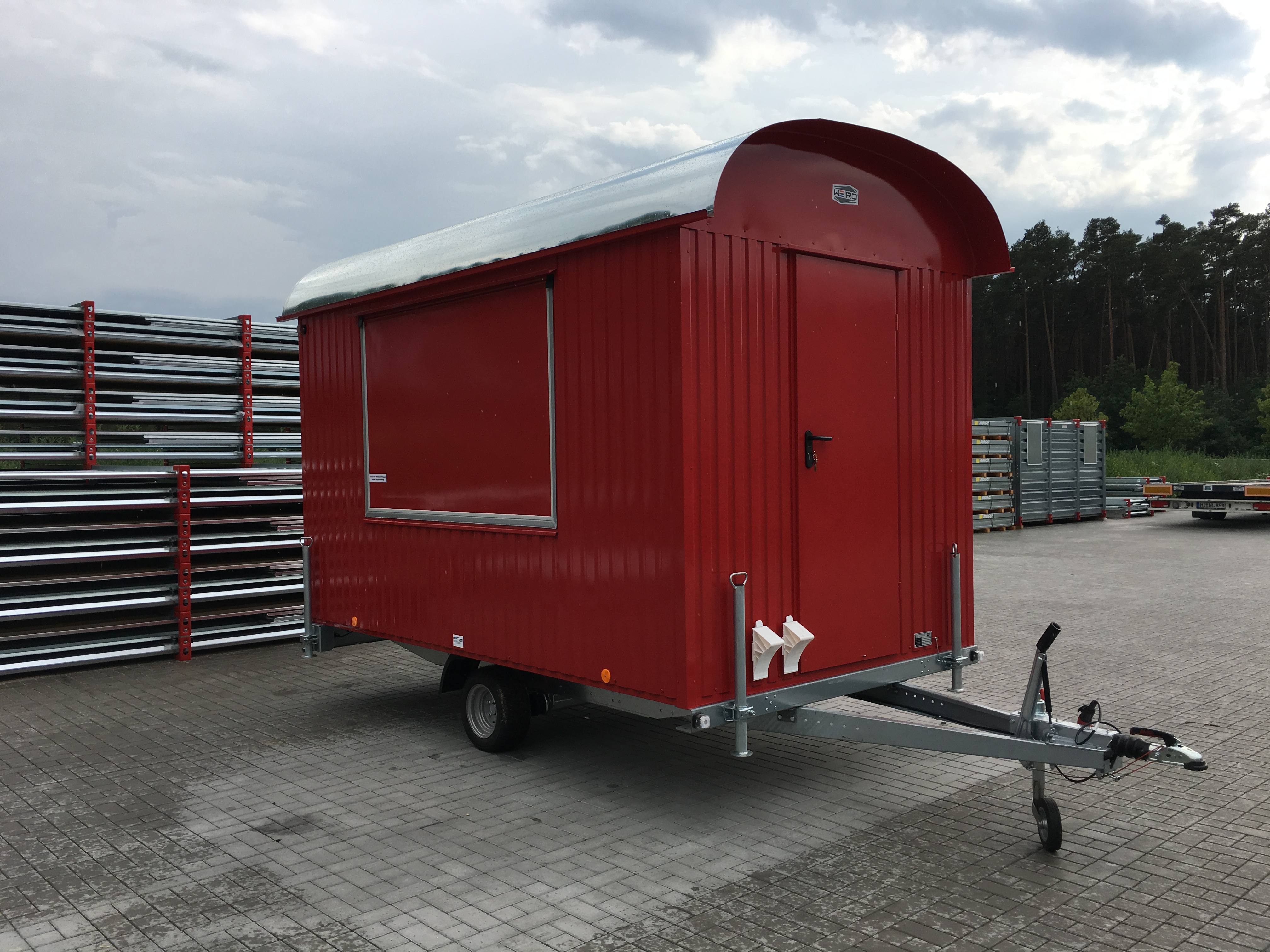 Verkaufswagen | Marktstand Isoliert 25 - 80 km/h  mit Elektroausstattung -500cm/220cm/230cm-