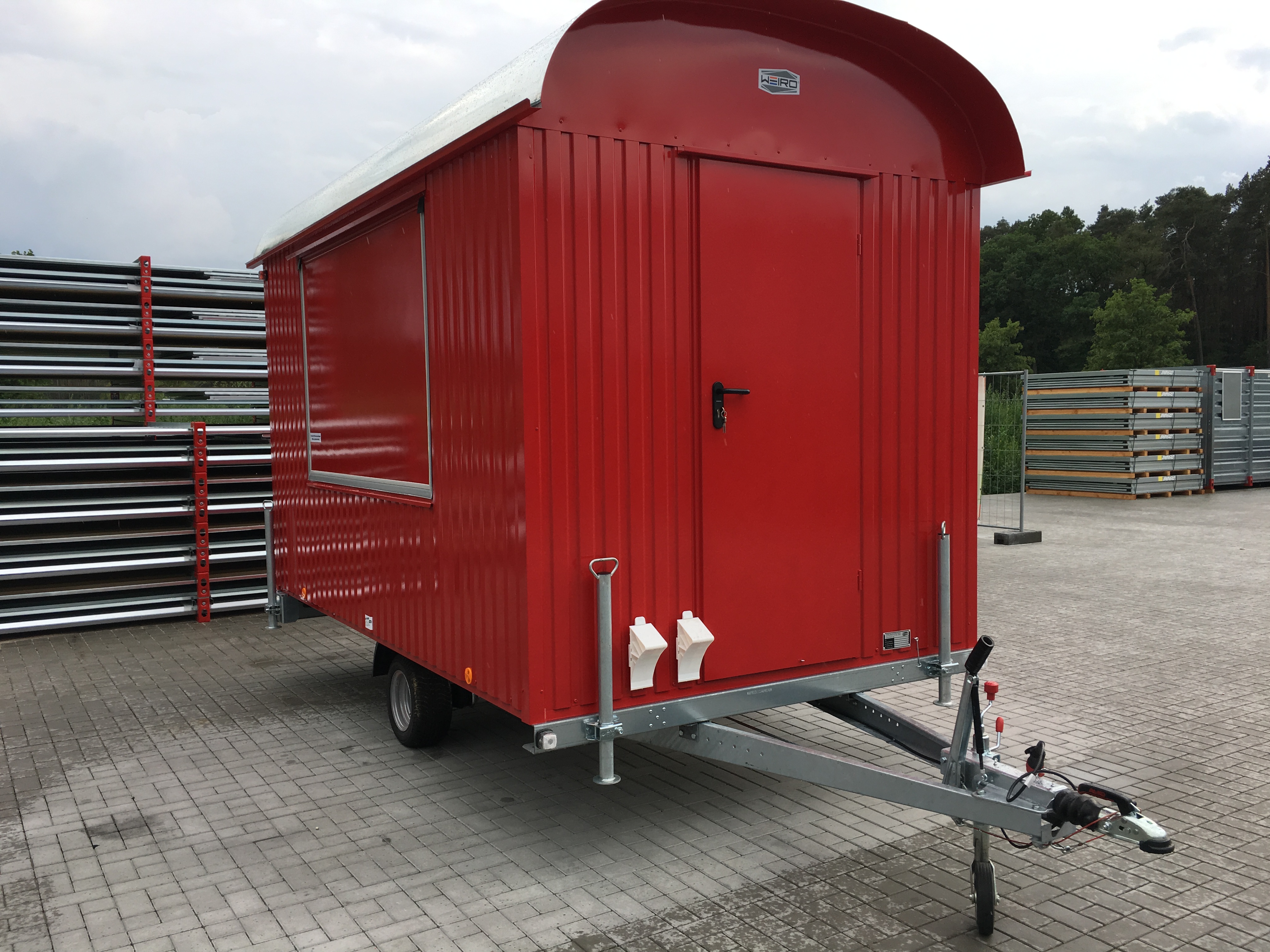 Verkaufswagen | Marktstand Isoliert 25 - 80 km/h  mit Elektroausstattung -500cm/220cm/230cm-